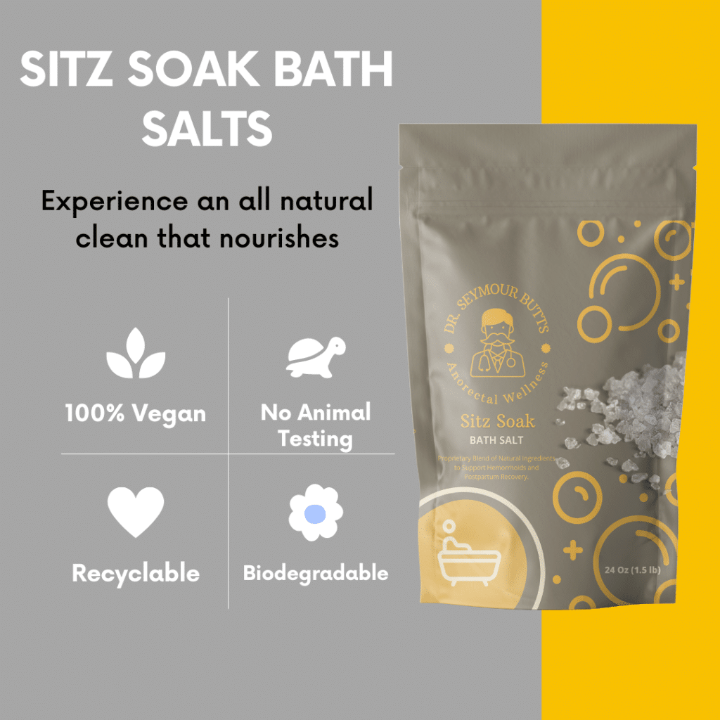Sitz Soak Bath Salt Dr Seymour Butts Hemorrhoid Cream